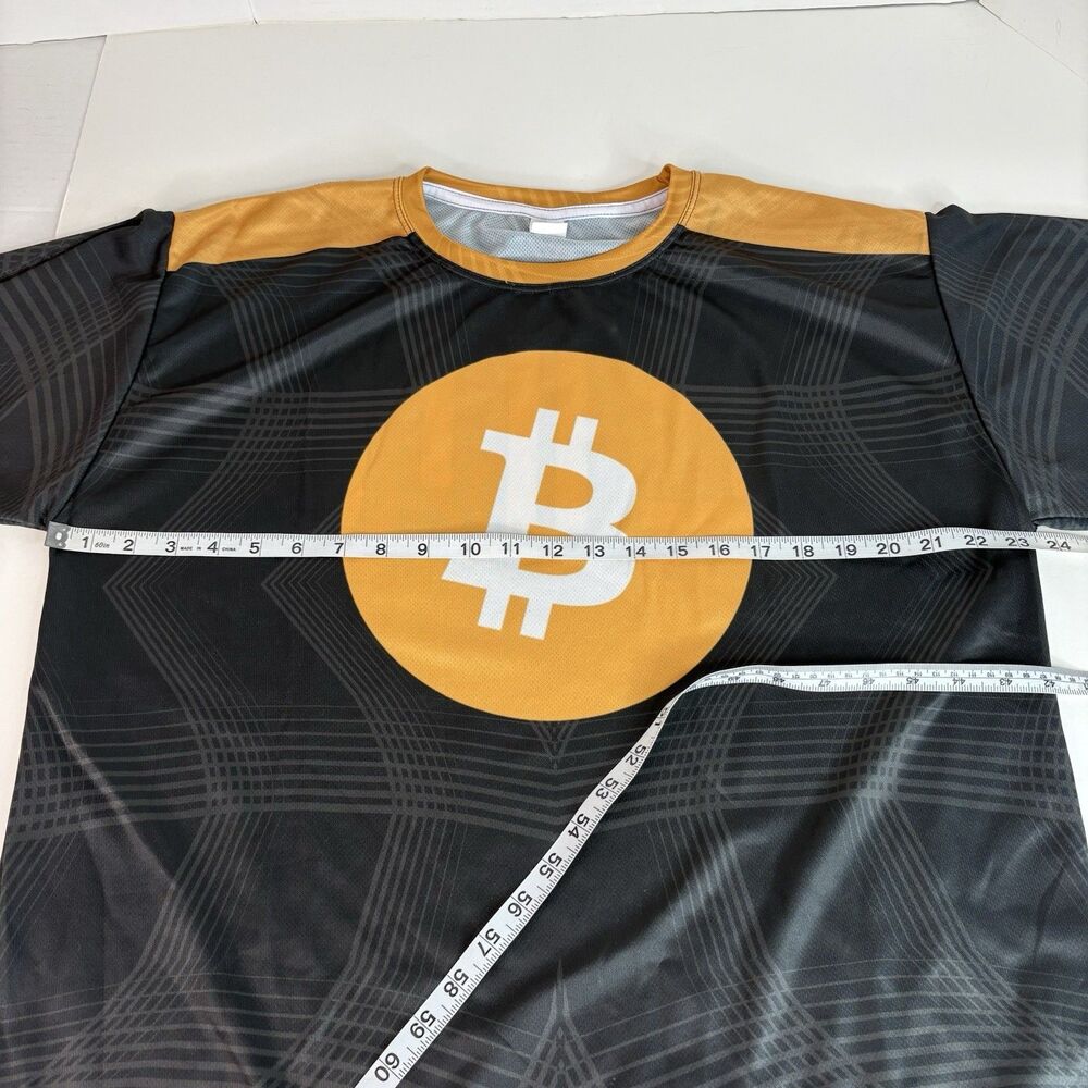 Bitcoin Jersey Shirt Grey And Orange, XL, 21Milliom - Picture 4 of 5